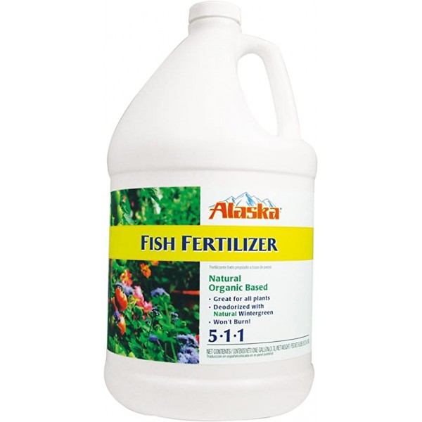 Fish Emulsion Fertilizer 5-1-1 Concentrate (1 Gallon (2-Pack))