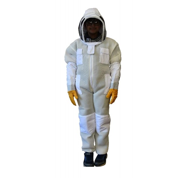 Oz Armour Ventilated Children, Kids Beekeeping Suit with Cowhide Gloves