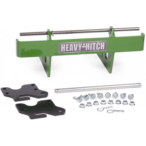 Heavy Hitch Quick Attach Front Suitcase Weight Bracket - Complete Kit, Green