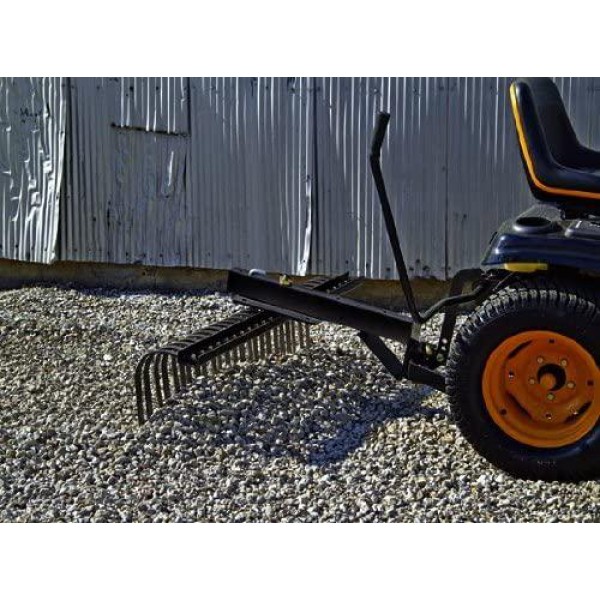 Agri-Fab 45-0366 Ground-Engaging Attachment Sleeve Hitch GT Rock Rake,Black,Large