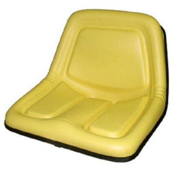 TY15863 Seat High Back Yellow Fits John Deere:STX30,STX38,130,160,165,316,318,