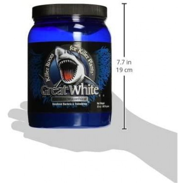 Great White PRPSGW32 White Mycorrhizae, 1 Quart, 32 Ounce, Blue