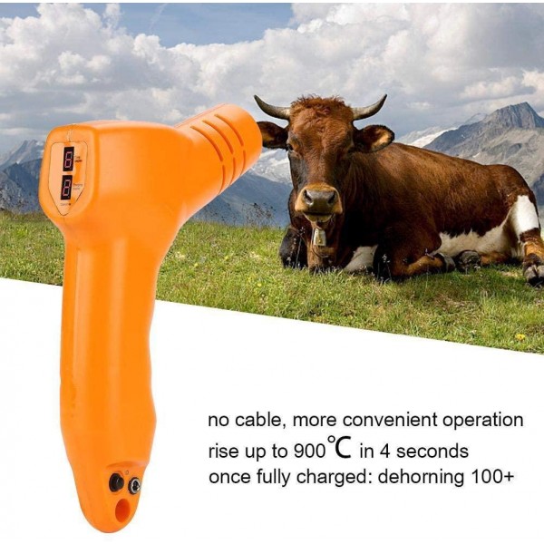 Beennex Electric Calf Dehorner Iron Bloodless Fast Heating Cattle Lamb Farm Dehorning Tool