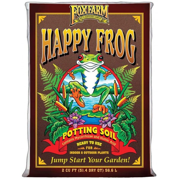 Foxfarm pH Adjusted Happy Frog Soil (4) & Ocean Forest Plant Garden Soil (4)