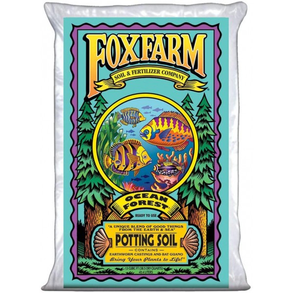 Foxfarm pH Adjusted Happy Frog Soil (4) & Ocean Forest Plant Garden Soil (4)