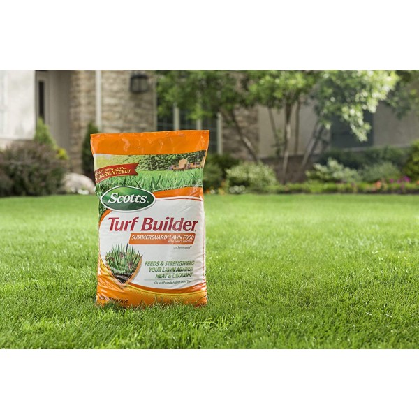 Scotts 49020 Builer Turf Builder Lawn Food-Summerguard with Insect Control, 15,00, 15,000-sq ft