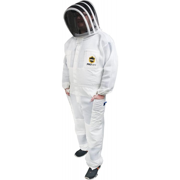 Mann Lake Provent Beekeeper Suit with Self Supporting Veil, X-Large