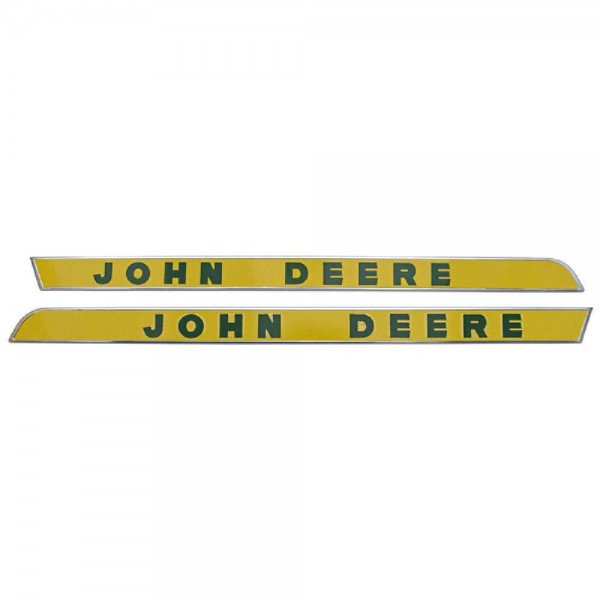 One New Right & Left Hand Side Moldings (Raised Letters) Fits John Deere 1010, 2010, 2510, 2520, 3010, 3020, 4000, 4010, 4020, 4320, 4520, 4620, 5010, 5020 Models Interchangeable with AR28048