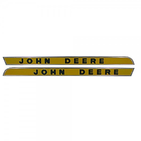One New Right & Left Hand Side Moldings (Raised Letters) Fits John Deere 1010, 2010, 2510, 2520, 3010, 3020, 4000, 4010, 4020, 4320, 4520, 4620, 5010, 5020 Models Interchangeable with AR28048