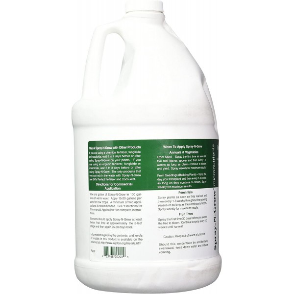 Spray-N-Grow CSNG Micronutrients Complex, 1 gallon