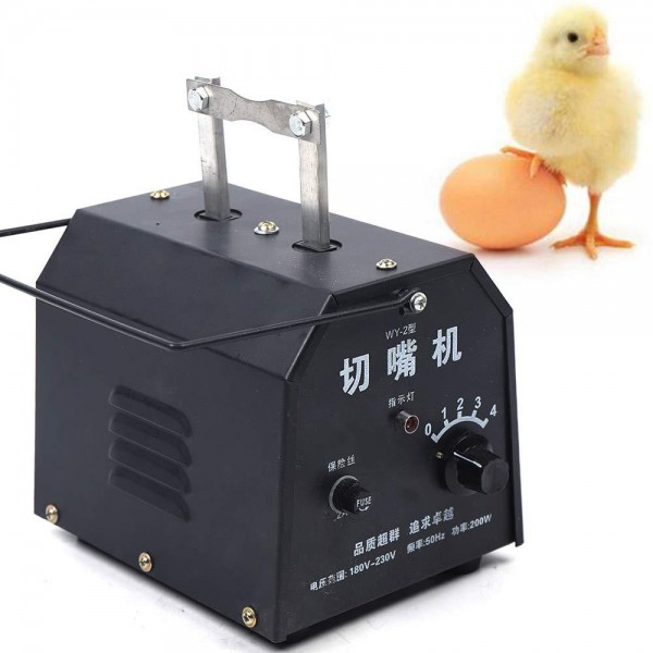 200W Automatic Electric Chicken Debeaking Machine, Chicken Beak Cutting Removing Machine Chicken Debeaker Cutting Equipment 110V 1500-1800pcs/h