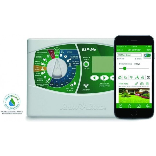 Rain-Bird Lnk Link WiFi Module Mobile Wireless Irrigation Controller Upgrade for Indoor Outdoor ESP-TM2 and ESP-Me Series Controller Sprinkler Systems