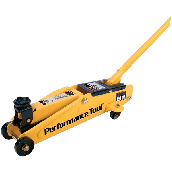 Performance Tool W1611 2.25 Ton (4,500 lbs.) Capacity Trolley Jack with Case