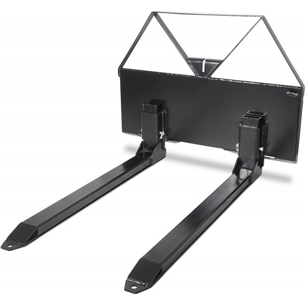 Pallet Forks Attachment for Tractors and Loaders, Skid Steer, Quick Tach, 46”