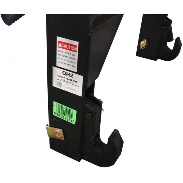 Titan Distributors Inc. Quick Hitch Adapter to Convert Category 2 Tractor 3 Point Hitch Connection