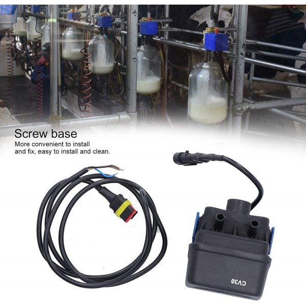 Yosoo Electric Pulsator Milking, AC 24V 2 Outlets Electric Pulsator for Dairy Milker Cow Sheep Milking Machine Accessories