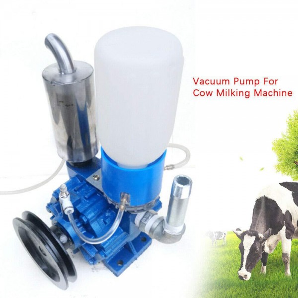 250L Electric Milking Machine, Portable Farm Cow Milking Machine 205L/min Vacuum Milking Machine Suitable for Farm