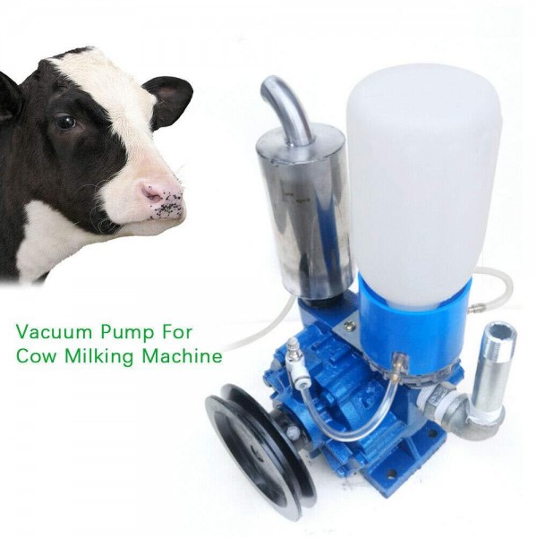 250L Electric Milking Machine, Portable Farm Cow Milking Machine 205L/min Vacuum Milking Machine Suitable for Farm