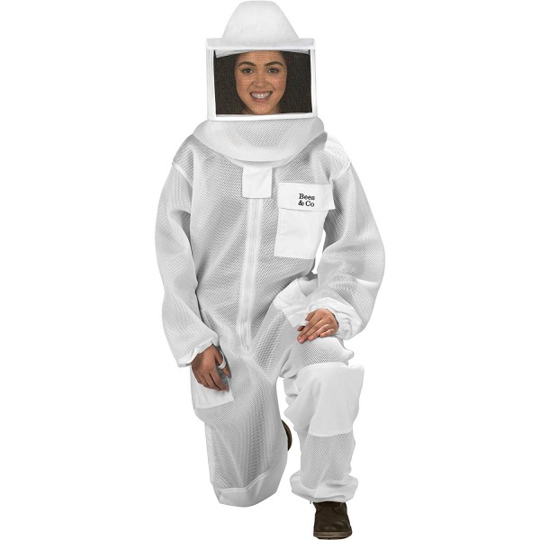 Bees & Co U85 Ultralight Beekeeper Suit with Square Veil
