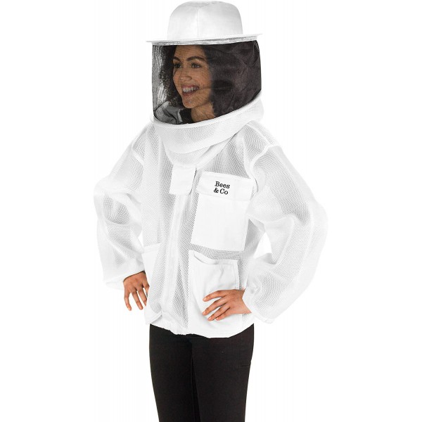 Bees & Co K83 Ultralight Beekeeper Jacket with Round Veil