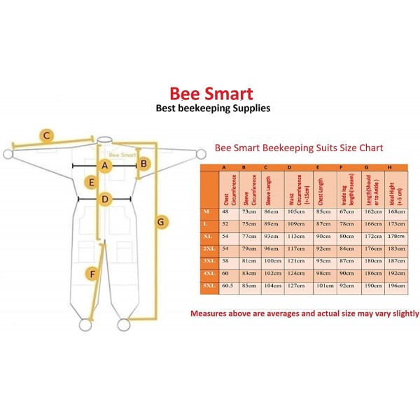 Bee Smart 800 -Ventilated Three Layers Mesh Beekeeping Suit with Removable hat/Veil - Size XX Large