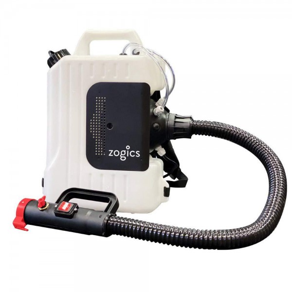 Zogics Backpack Atomizing Sprayer - ULV Disinfectant Fogger, 20-50 Micron, 2.5 Gallons/Hour Output - Commerical Grade - School, Office, Home