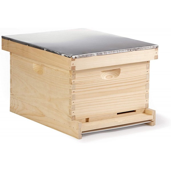 Little Giant 10-Frame Complete Hive Complete Beehive with Frames for Beekeeping (Item No. HIVE10)