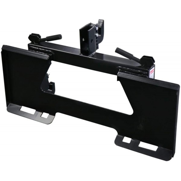 Titan Distributors Inc. Adapter to Convert Full Size Universal Quick Tach to Quick Hitch 3 Point Cat 1 & 2