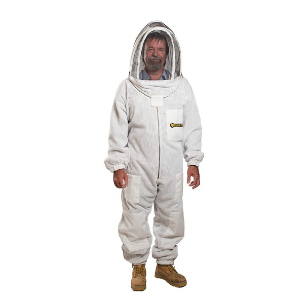 Super Suit - Reinforced Knee, Triple Layered, Heavy-Duty Thread and Material for Beekeeping Protection! (M)