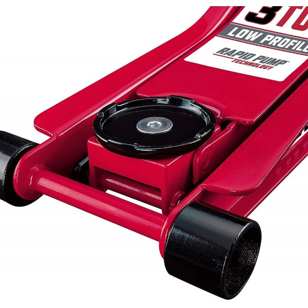 3 ton Heavy Duty Low Profile Floor Jack with Rapid Pump by Pittsburgh Automotive