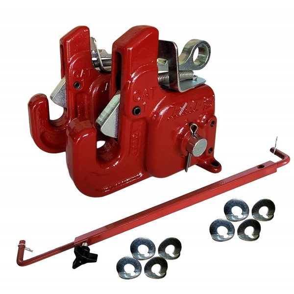 Pat's Easy Change with Stabilizer Bar - Best Quick Hitch System On The Market – Flexible, Durable and Affordable (RED CAT #1)