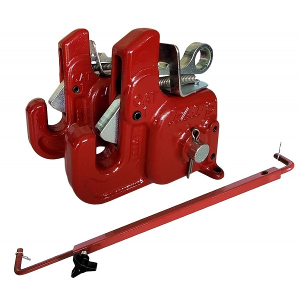 Pat's Easy Change with Stabilizer Bar - Best Quick Hitch System On The Market – Flexible, Durable and Affordable (RED CAT #1)