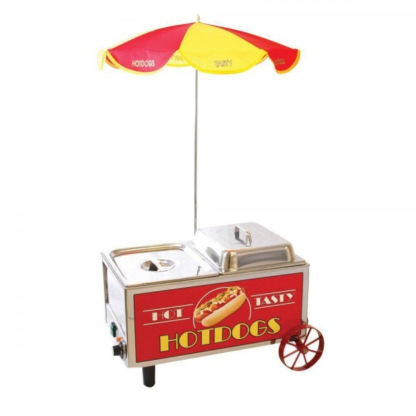 Benchmark 60072 Mini Cart Hotdog Steamer, 120V, 1200W, 10A