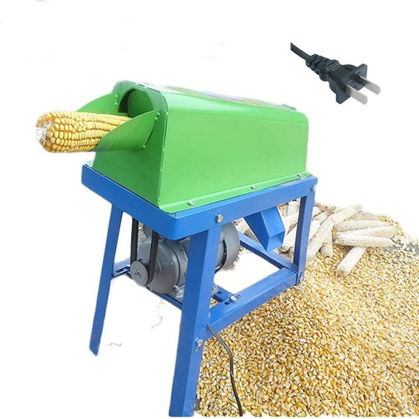 INTBUYING Electric Corn Maize Thresher Sheller Threshing Machine Agricultural Tool Corn Huller Stripping 220V