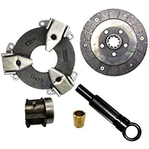 Complete Tractor New 154 Lo Boy Clutch Kit for Case/International Harvester 404639R94, 404640R93, blk