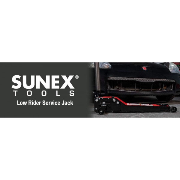 Sunex 6602LP 2 Ton Low Rider Steel Service Jack