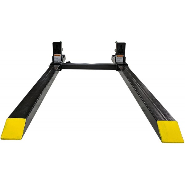 Titan Attachments Clamp on Pallet Forks Light Duty 60 in 1500 lb Max with Stabilizer Bar for Loader Bucket Skid Steer Easy to Install