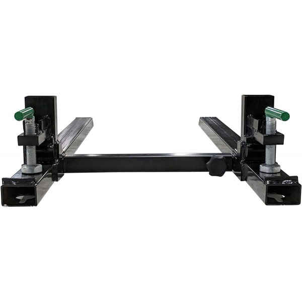 Titan Attachments Clamp on Pallet Forks Light Duty 60 in 1500 lb Max with Stabilizer Bar for Loader Bucket Skid Steer Easy to Install