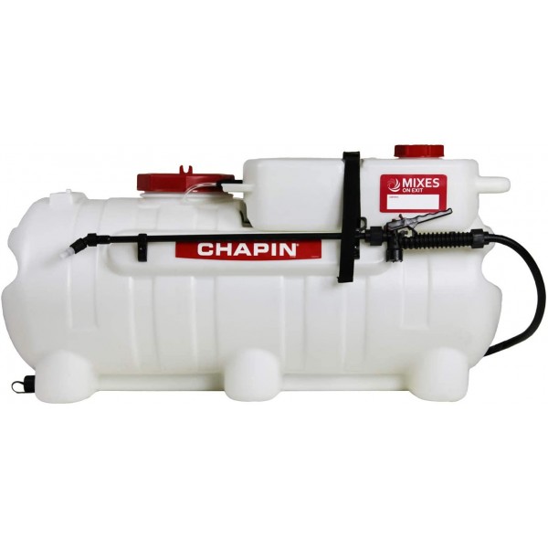 Chapin International 97561 Chapin Presents The First-Ever Clean-Tank ATV Spraying System, 25 Gallon Sprayer, Translucent
