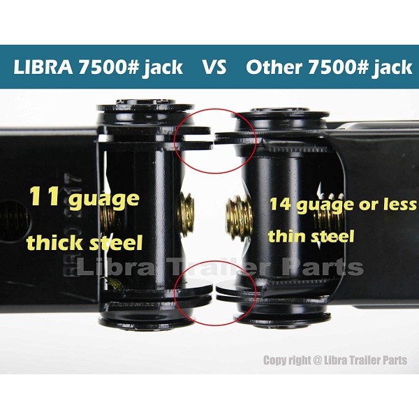 LIBRA Set of 4 True 7500 lb Heavy Duty 24