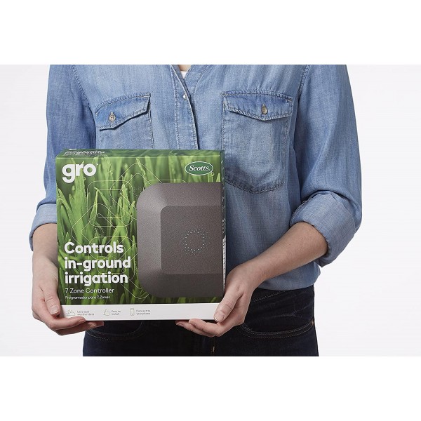 Gro 7 Zone Controller from Scotts - Sprinkler/Irrigation Controller, Works with Alexa and Google Assistant (First Generation)