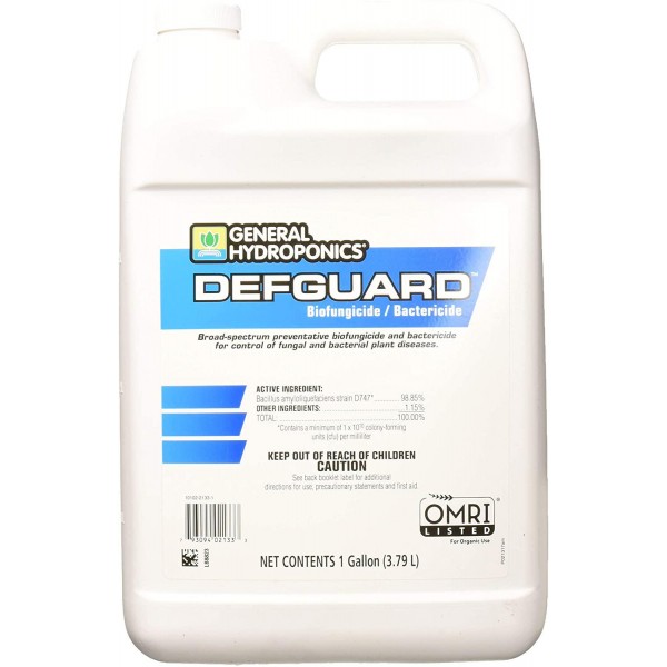General Hydroponics GH2133 Gallon Control Defguard Bio Fungicide, White Nutrient