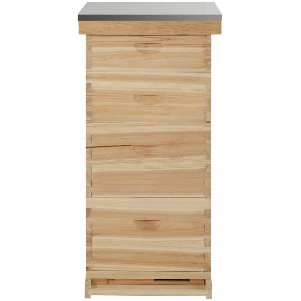 Neady Hives Natural Bees 8 Frame Beehive Includes Frames and Foundations (4-Layer)