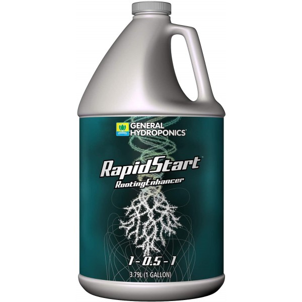 General Hydroponics GH1704 RapidStart Enhancer Promotes Root Growth for Seedlings, Starts & Transplanting, 1 Gallon, Brown/A