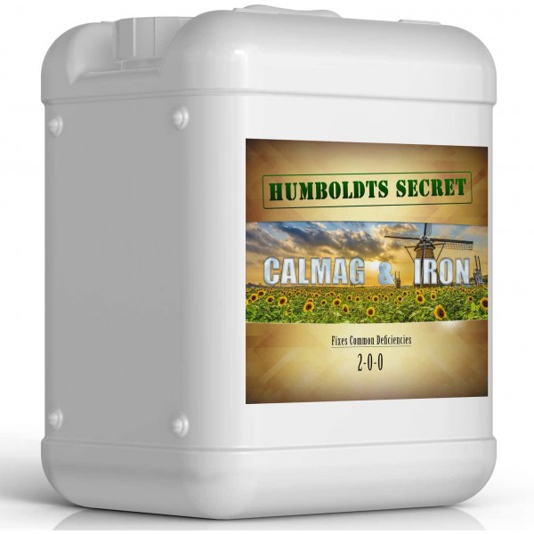 Humboldts Secret Calcium, Magnesium and Iron Supplement – Hydroponic Supplies – Liquid Nutrient Fertilizer – Supports Vegetative and Flowering Stage (5 Gallon)