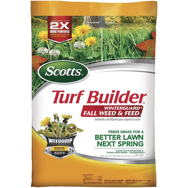 Scotts Turf Builder WinterGuard Fall Weed and Feed 3, 15,000 Sq Ft