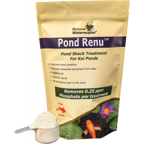 Koi Pond Maintenance Kit | Natural Pond Clarifier, Detoxifier, Sludge Remover for Backyard Pond | Includes Muck Remover GP, Pond Remedy, and Pond Renu