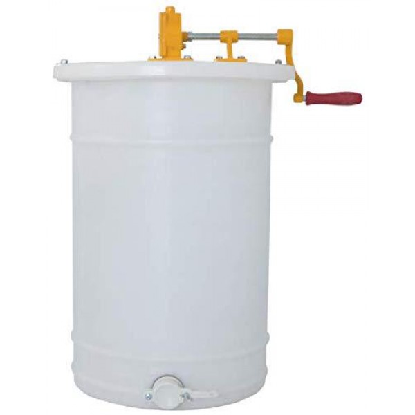 Manual Plastic Honey Extractor 3 Frame Langstroth Tangential Spinner | ApiHex - Convenient Durable Simple & Economical