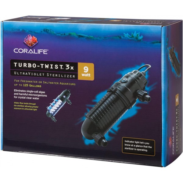 Coralife Turbo Twist UV Sterilizer, 3X