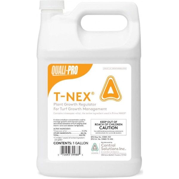 Quali-Pro T-Nex Plant Growth Regulator (Primo Maxx) - Manage Growth, Improve Quality and Color, Helps Produce Healthy, Durable Blades in Turf Grass (1 Gallon)